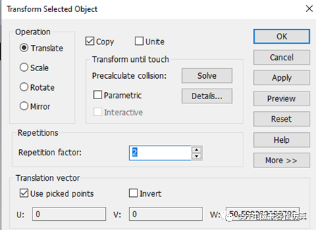 [经验分享]如何在CST中快速等间距的复制多个3D模型的图8