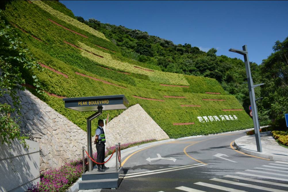 半山半画卷一方一倾城深圳最美立体绿化景观边坡