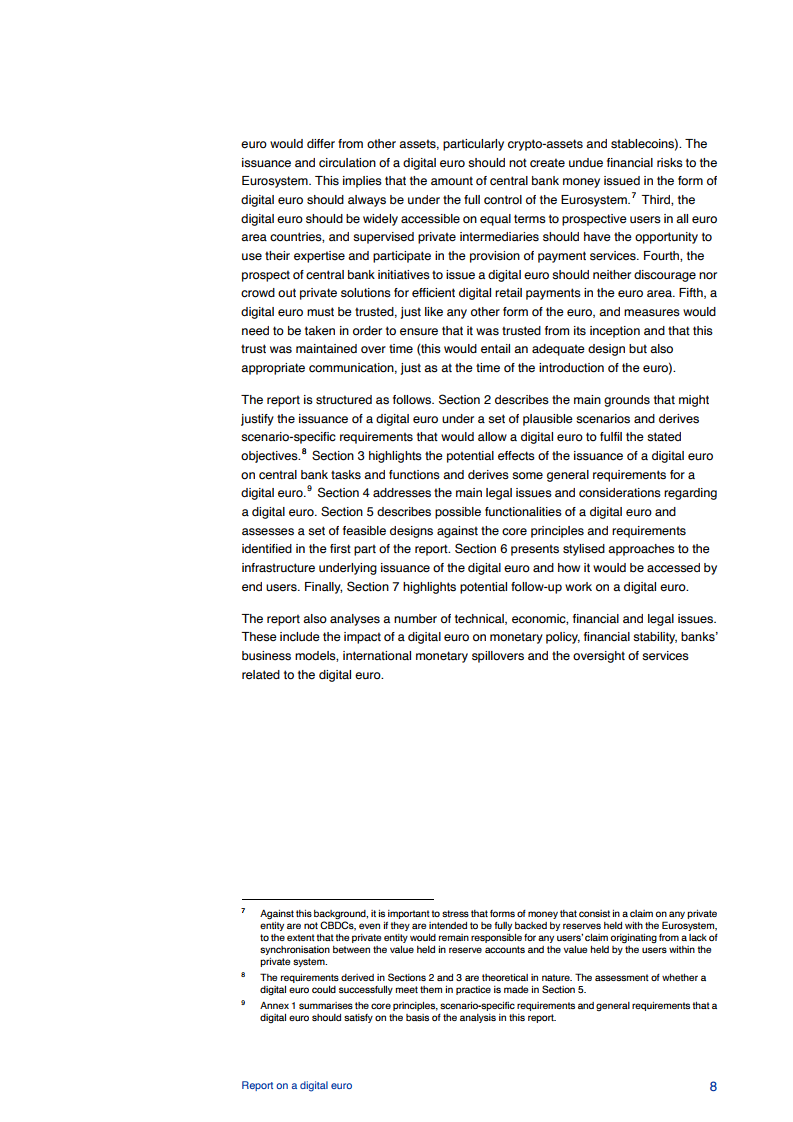 首份数字欧元报告：2021年启动数字货币项目