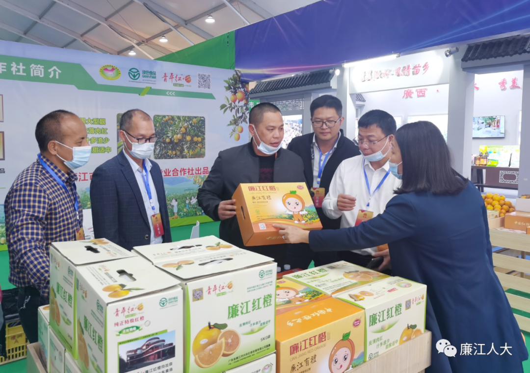 青平镇人大人大代表参观廉江名优农产品展览会