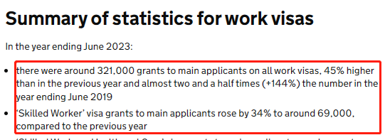 英国内政部公布2023年第二季度签证统计数据