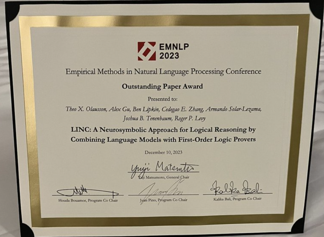 EMNLP 2023 Best Paper公布