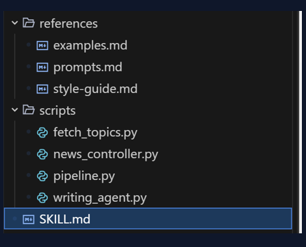 SKILL.md 示例截图