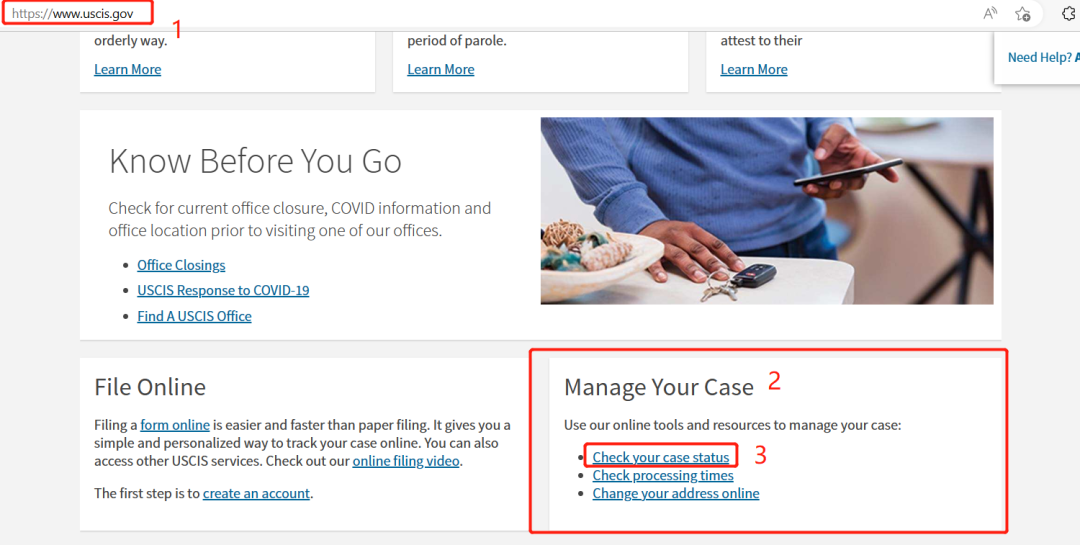 美国移民如何自己查询申请状态？