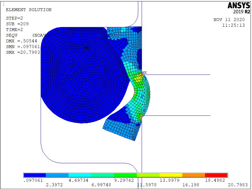 APDL Showcase3: 流体压力渗透分析的图16