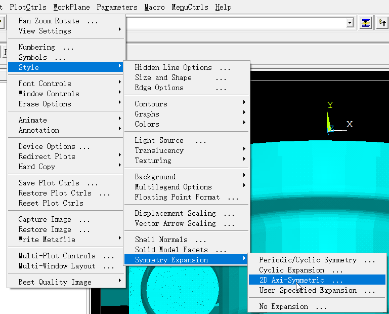 APDL Showcase3: 流体压力渗透分析的图3