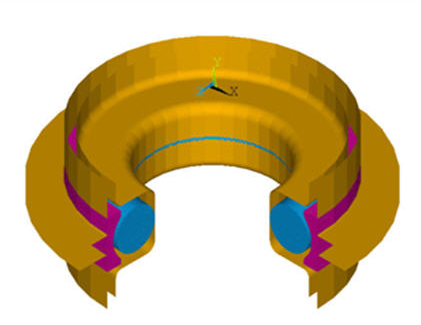 APDL Showcase3: 流体压力渗透分析的图2