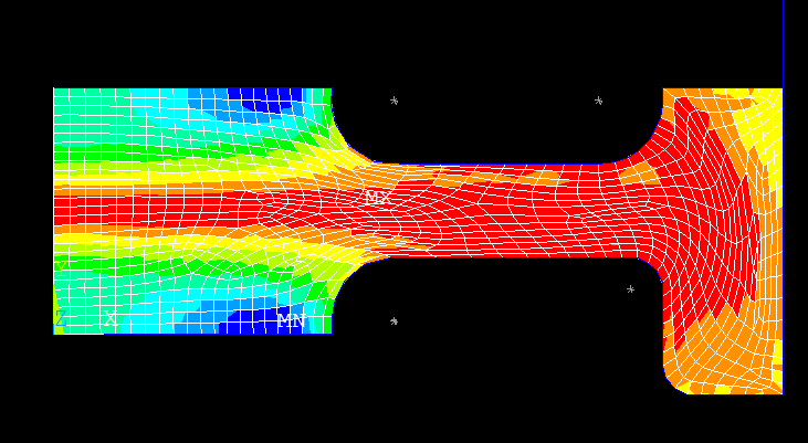 APDL Showcase4: 圆盘锻造-网格重划分分析的图21