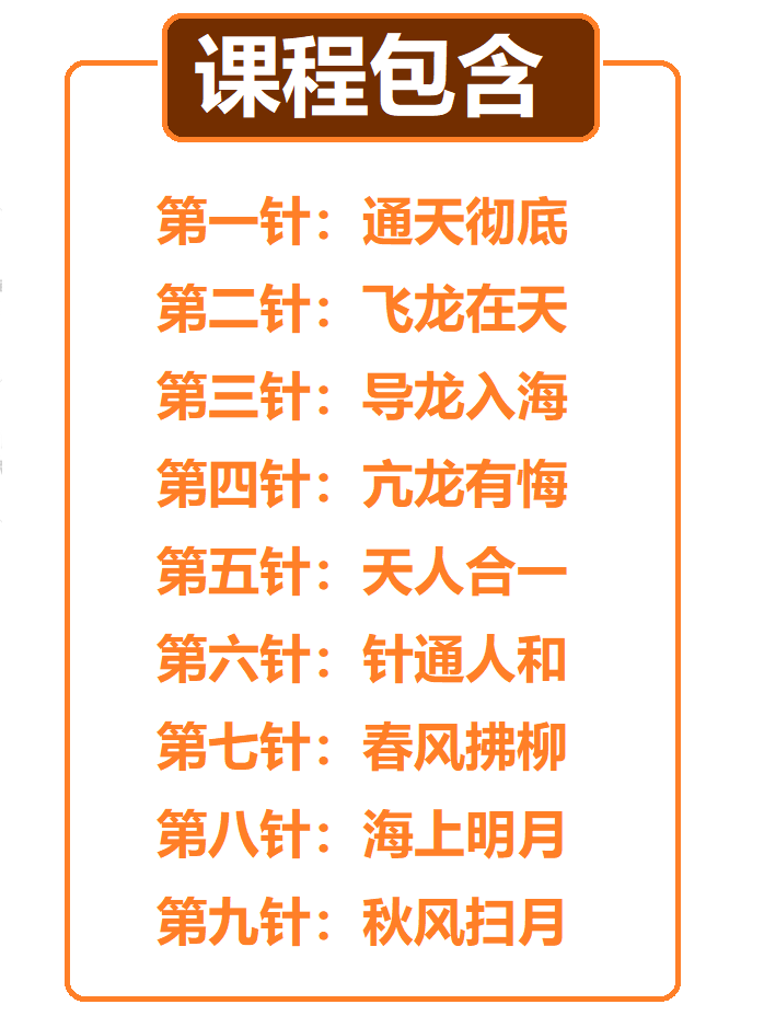 导什么针什么作用【免费领取】重磅！《阴阳九针》视频课程全集，抓紧收藏_https://www.jmylbn.com_新闻资讯_第2张