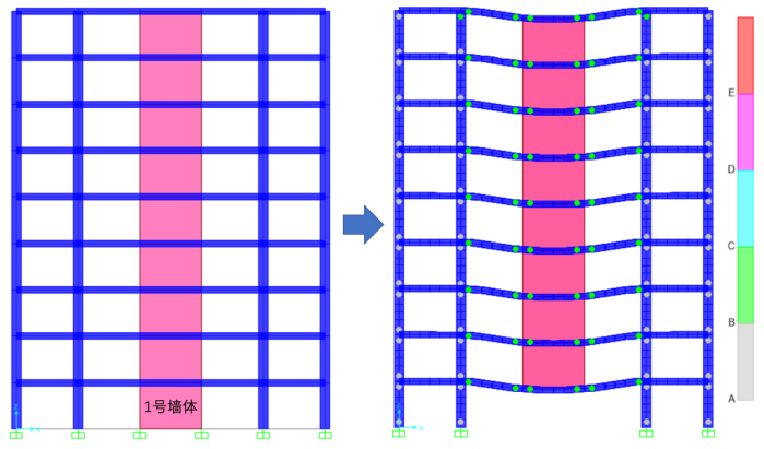 【JY】建筑结构钢筋混凝土承重墙拆除模拟的图13