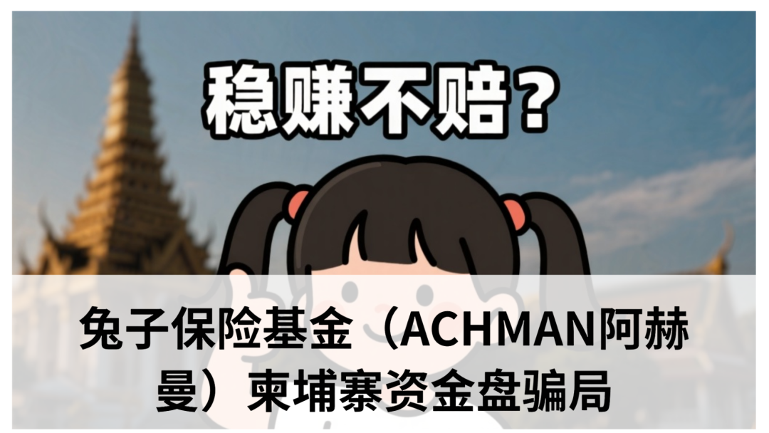 兔子保险基金（ACHMAN阿赫曼）：震哥曝光这个柬埔寨资金盘骗局