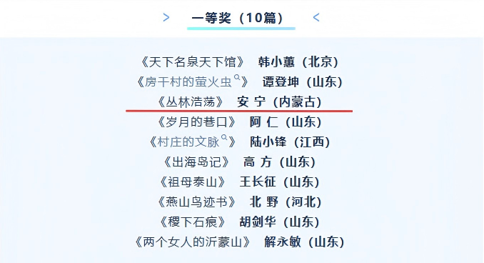 身边的名家 | 内蒙古作家安宁、王樵夫散文获第五届吴伯箫散文奖 第1张