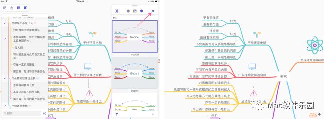 依然是颜值最高的思维导图工具，依然是 Mac 上最好用的思维导图工具：MindNode 5
