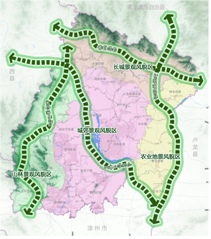 规划→迁安时间2023-04-27 13:54河北关注乡村风貌分区及特色:迁安市