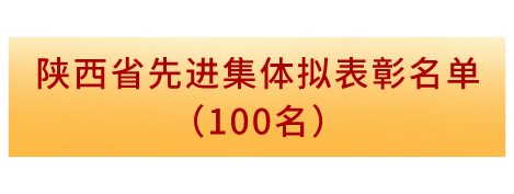 省級(jí)表彰！漢中多人上榜→