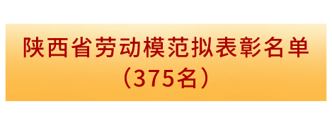 省級(jí)表彰！漢中多人上榜→