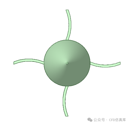 Fluent MRF 旋转卷弧翼弹箭气动仿真的图2
