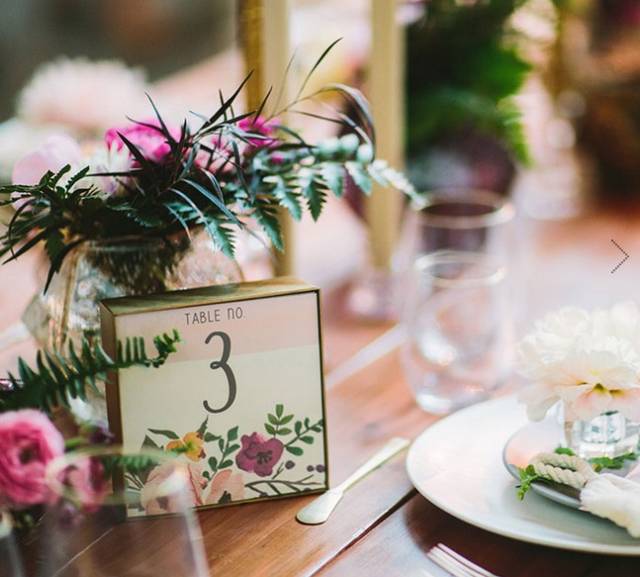 婚礼灵感 | 从桌牌入手，给你的婚礼来点创意