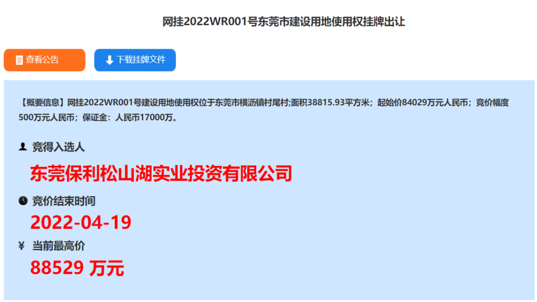 太意外！6宗地块终止出让！东莞土拍“遇冷”！
