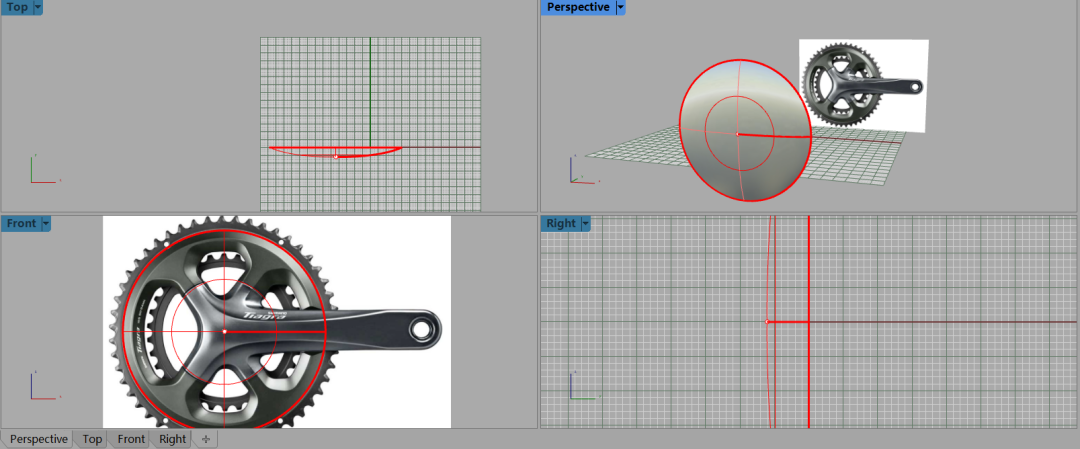 禧玛诺牙盘—犀牛建模过程详解！（全）的图9