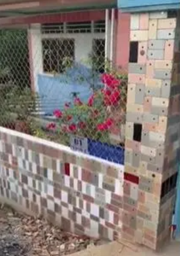 特殊爱好?越南男子用iPhone建围墙 