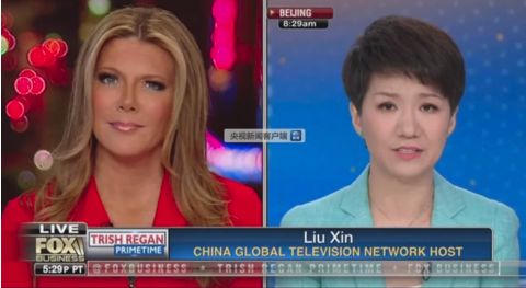 刘欣和福克斯主播“跨洋对话” 网友：这才是大国风范！（组图） - 1