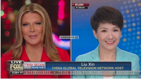 刘欣和福克斯主播“跨洋对话” 网友：这才是大国风范！（组图） - 2