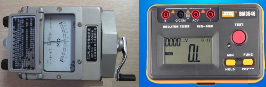 相序表、钳形电流表、绝缘电阻表的使用方法图解以及使用注意事项的图3
