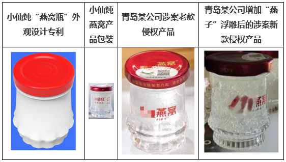 专利案例分享|“小仙炖”燕窝瓶外观设计专利高额赔偿维权案，二审改判225万