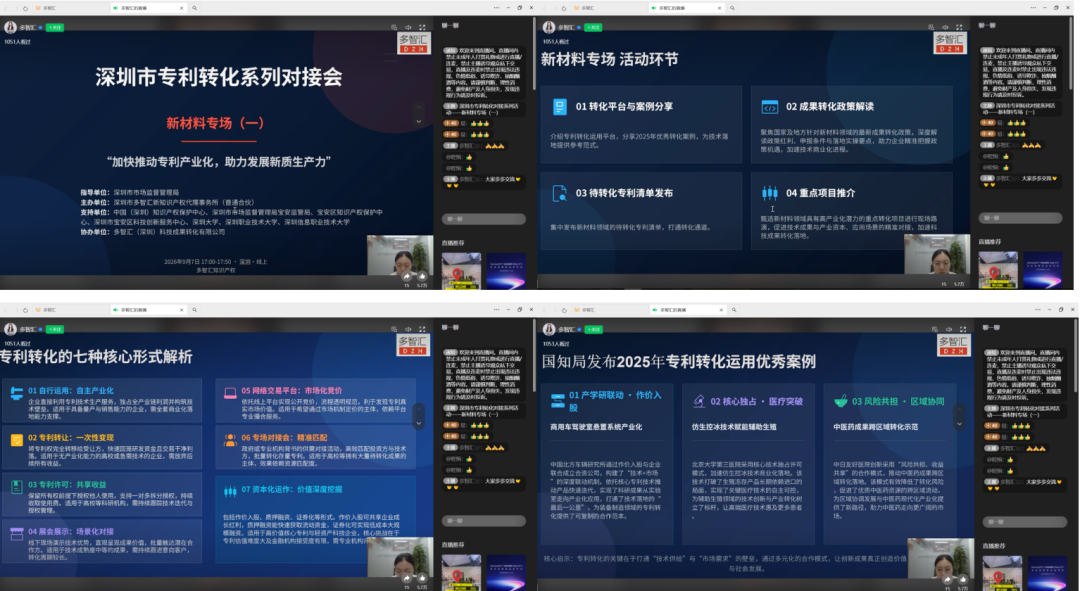 成功举办|2025年深圳市专利转化对接系列活动——新材料专场（一）