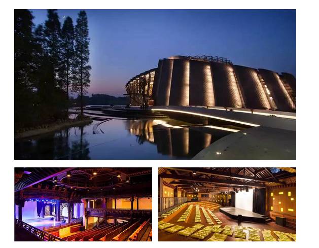 美轮美奂的乌镇大剧院率七个大小功能各异的室内剧场和一个大型户外