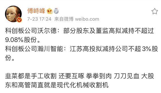 突發！科創板第一批減持來了：最高減14%！股民：又要誕生幾位億萬富豪 財經 第24張