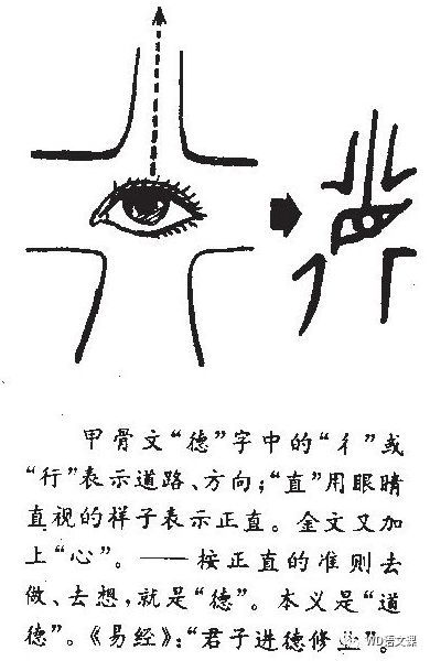 "德"字是个会意字.