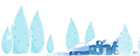 微信公众号冬季二十四节气蓝色冰川引导关注推文图文样式文章素材
