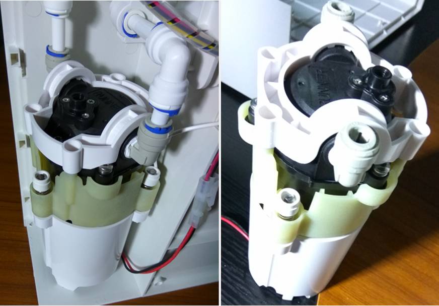 主机内部水路,电路及零部件布局合理,各种管线整齐有序并有不同的颜色