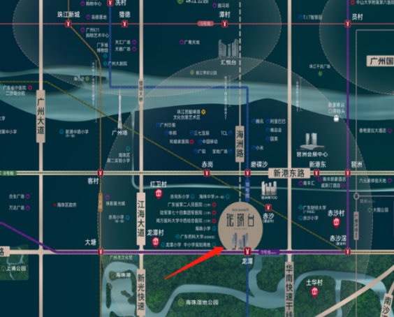 广州地铁地产珑璟台(地铁上盖)