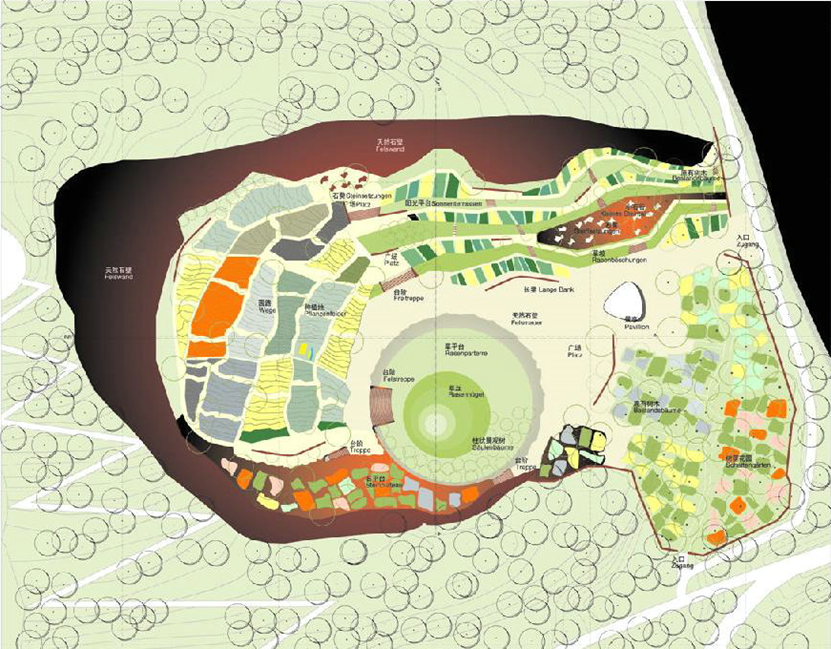 上海辰山植物园矿坑花园与岩石园详解的图36