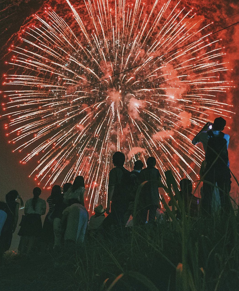 能在仲夏夜看上一场花火大会 实在太好了 Camelia山茶花 二十次幂