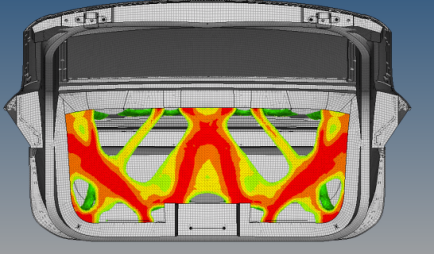 基于拓扑优化的塑料尾门设计的图6