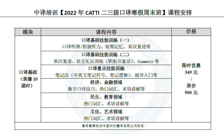 日語catti培訓_catti培訓_上海catti口譯培訓推薦