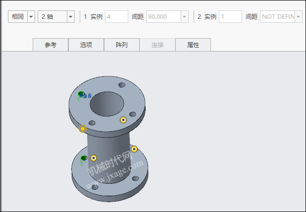 Creo柔性建模中的識別陣列如何使用？的圖4