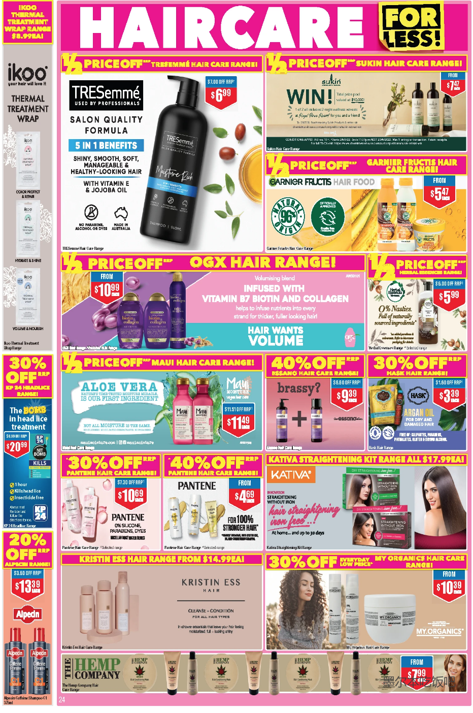 最新！CW低价折扣表，超多保健品、开架化妆品有特价（组图） - 24