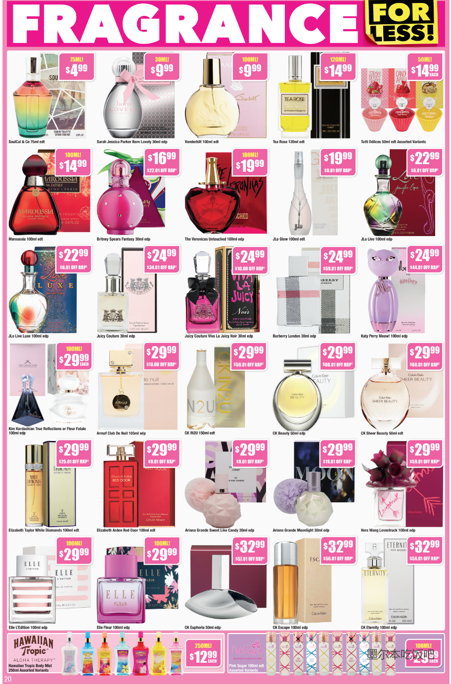 最新！CW低价折扣表，超多保健品、开架化妆品有特价（组图） - 20