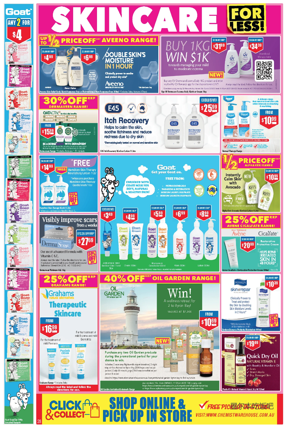 最新！CW低价折扣表，超多保健品、开架化妆品有特价（组图） - 28