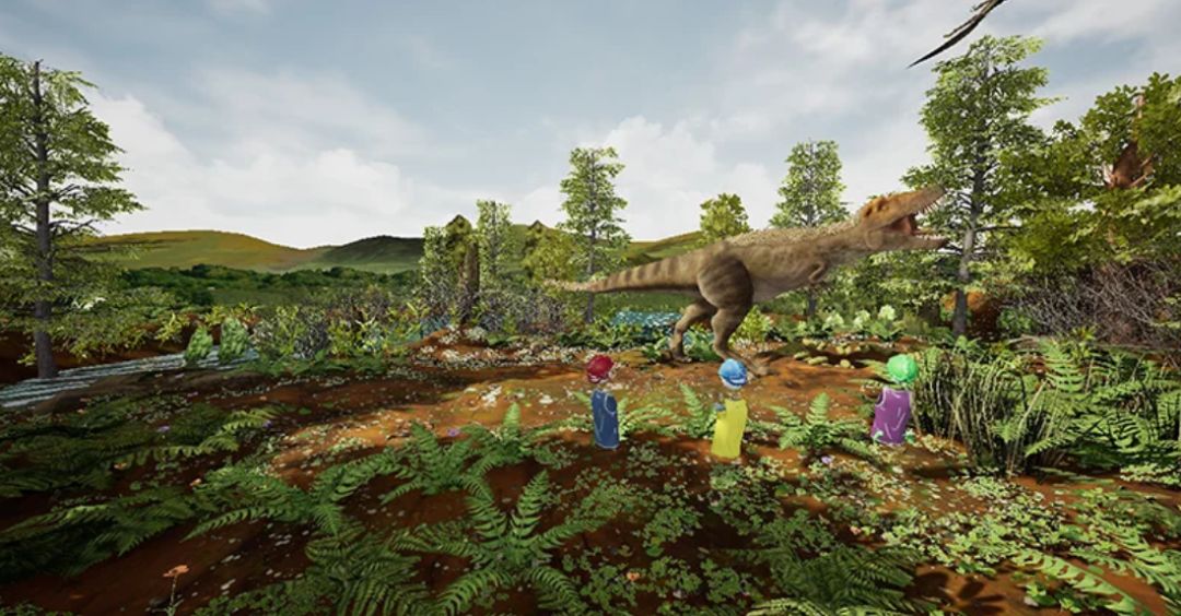 VR技术| 体验沉浸式虚拟现实的霸王龙