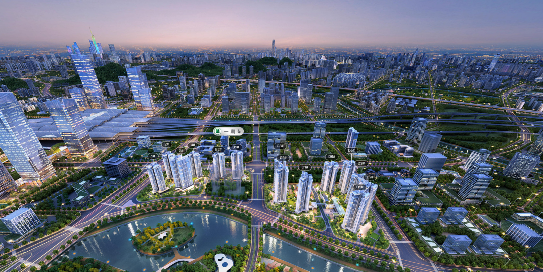 番禺南站广州ICC峻銮豪宅开端！*推95-125㎡三*四房