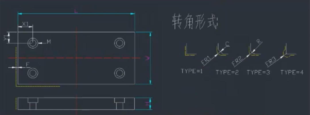 干货分享|模具标准件承压板参数化设计的图2