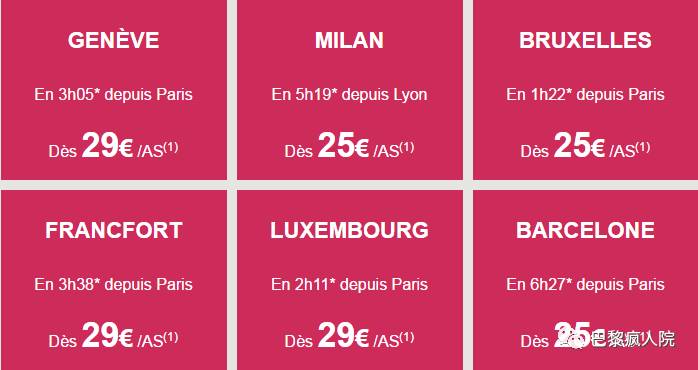 , SNCF法航又放大招 | 飞机往返39欧起！意大利，西班牙，瑞士，比利时火车25欧起！快快行动！！, My Crazy Paris