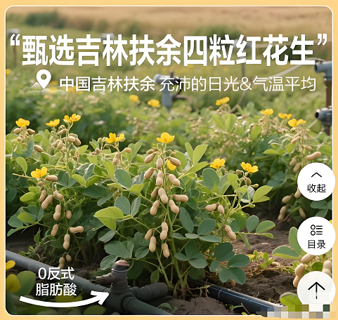 AI虚假宣传案例：良品铺子花生上树海报