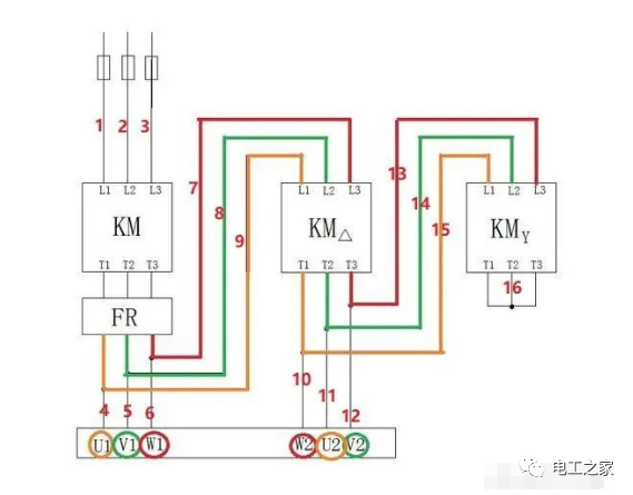 90KW的电机，星三角降压启动到底应该配多大的线？的图9